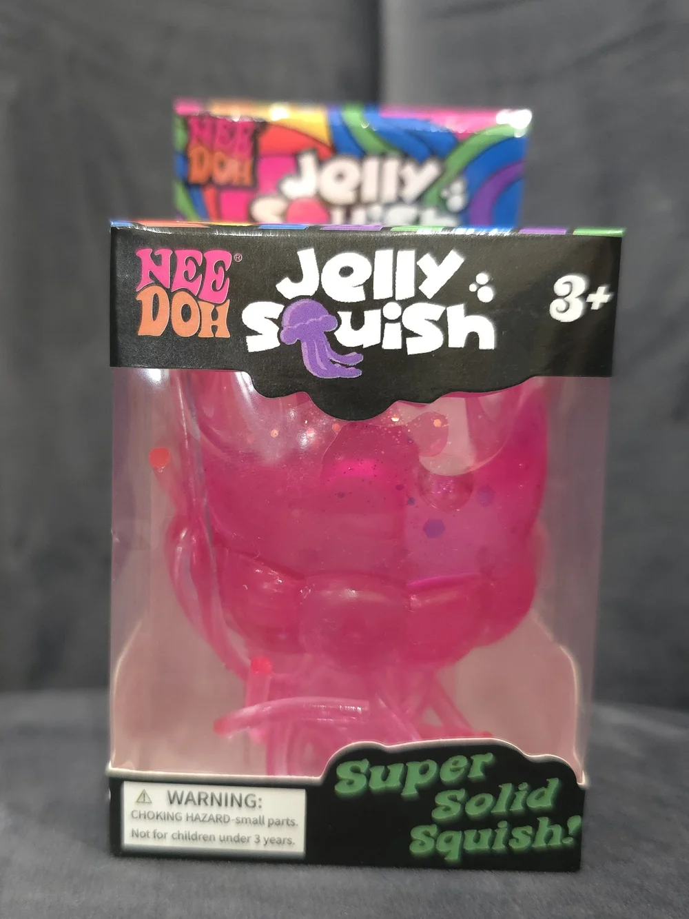 Jelly Squish Pink Super Solid Squish Toy